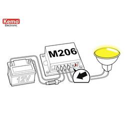 Kemo M206 sada přerušovaného světelného signálu Provedení (stavebnice/hotový modul): hotový výrobek 9 V/DC, 48 V/DC