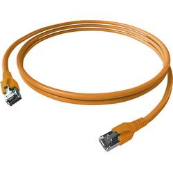 Easylan CP1KOBOBO0020 RJ45 síťové kabely, propojovací kabely CAT 6A S/FTP 2.00 m oranžová dvoužilový stíněný, bez halogenů, samozhášecí 1 ks