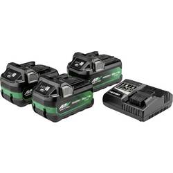 HiKOKI UC18YSL3WH3Z akumulátor do nářadí a nabíječka, 2.5 Ah, 2.5 Ah, 5 Ah UC18YSL3WH3Z