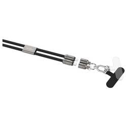 Ansmann Nabíjecí kabel USB USB 2.0 USB-C ® zástrčka, Apple Lightning konektor 1.2 m černá s USB 1700-0192