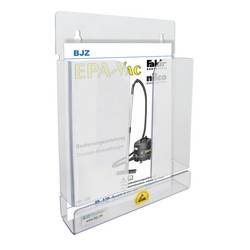 BJZ A-32148 ESD držák na prospekty transparentní DIN A4 1 ks (š x v x h) 220 x 310 x 40 mm