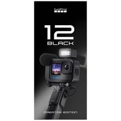 GoPro HERO12 Black Creator Edition Sportovní outdoorová kamera 5,3 K, 4K, 2,7K, Full HD, Bluetooth, duální displej, zpomalený pohyb / časová prodleva, odolné