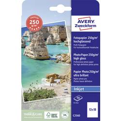 Avery-Zweckform Premium C2560 fotografický papír 13 x 18 cm 250 g/m² 50 listů vysoce lesklý
