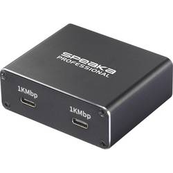 SpeaKa Professional SP-GNS-240 splitter, 2 porty, 1 GBit/s, USB napájení