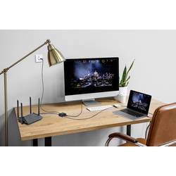 SpeaKa Professional SP-GNS-240 splitter, 2 porty, 1 GBit/s, USB napájení