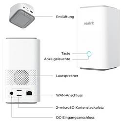 Reolink Hub 1 with 2x Argus Series B350 WS4KC01SP128-2 IP monitorovací sada