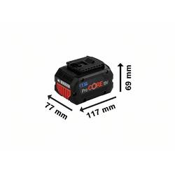 Bosch Professional ProCORE 18 V 5.5 Ah náhradní akumulátor pro elektrické nářadí, 5.5 Ah Li-Ion, 1.600.A02.A2U