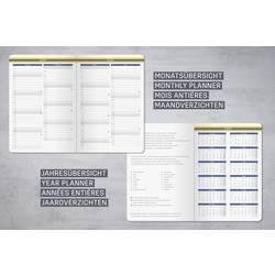 Sigel L2602 týdenní kalendář Linescape 2026 Hardcover DIN A5 modrá, žlutá 1 ks Počet stran: 176