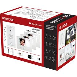 Bellcome Advanced 7 Video-Kit 3 Familie kabelový domovní video telefon kompletní sada, 20dílná, bílá, VKA.P3F3.T7S9.BLW04