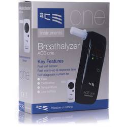 ACE one alkohol tester černá 0 do 4 ‰ vč. displeje, funkce odpočítávání, různé jednotky