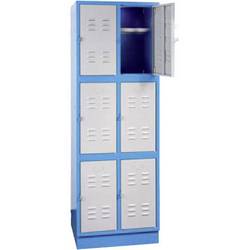 Aerotec 20142027 Sloupek uzamykatelných zásuvek ocel se zámkem na klíč