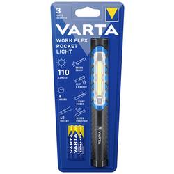 Varta 17647101421 Work Flex Pocket Light mini svítilna, penlight na baterii LED 230 mm šedá, modrá