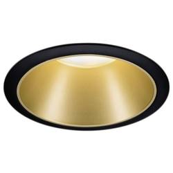 Paulmann 4064161242248 Cole Coin vestavné svítidlo, LED, 6 W, černá, zlatá, sada 4 ks