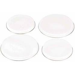 Krüger Haushaltswaren 19041 Sada sporákových krycích desek bílá 1 ks