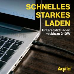 Aqiila Cablebird CB12 Kabel USB-C USB 2.0 USB-C ® zástrčka 2.00 m černá AQCBPBICB3BD874