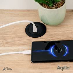 Aqiila Cablebird CS12 Kabel USB-C USB 2.0 USB-C ® zástrčka 2.00 m bílá AQCBPBIC2SI829