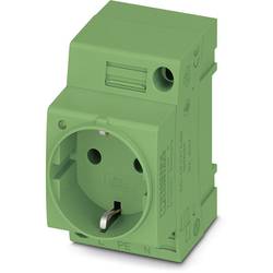 skříňový rozvaděč-zásuvka Phoenix Contact EO-CF/UT/LED/GN zelená (d x š) 60 mm x 45 mm