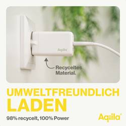 Aqiila W3 USB nabíječka, 1x USB A , 2x USB-C®, 65 W, Dodávka energie, Quick Charge 3.0, QC 4+, bílá