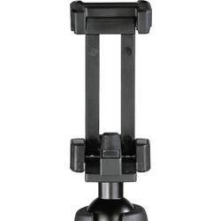 Hama stolní stativ 1/4palcové min./max.výška=16 - 19 cm černá kulová hlava, integrovaná vodováha, vč. držáku smartphonu