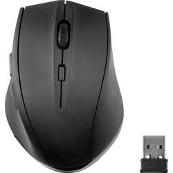 SpeedLink CALADO Silent Mouse optická ergonomická myš, přenos bezdrátový, 5 tlačítko, 1600 dpi, černá