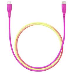 Renkforce USB kabel USB 2.0 USB-C ® zástrčka, USB-C ® zástrčka 1.00 m barevná RF-6872334