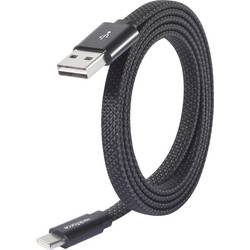 Renkforce USB kabel USB 2.0 USB-A zástrčka, USB-C ® zástrčka 1.50 m černá S magnetickým vinutím RF-6872046