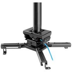 Neomounts CL25-550BL1 stropní držák projektoru stropní držák, naklápěcí + nakláněcí, nastavitelná výška, otočný vzd. země-strop (max.): 114.5 cm černá