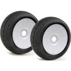 Absima 1:8 Buggy kompletní kola Minipin Disk bílá 1 pár