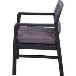 Progarden Kraka 6430 sada zahradního nábytku plast, polyester antracitová