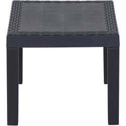 Progarden Kraka 6430 sada zahradního nábytku plast, polyester antracitová