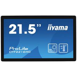 Iiyama ProLite OTF2216MC-B1 dotykový monitor Energetická třída (EEK2021): E (A - G) 55.9 cm (22 palec) 1920 x 1080 Pixel 16:9 25 ms HDMI™, DisplayPort, RJ45 ,