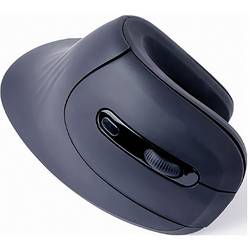 Gembird MUSW-ERGO-03 optická ergonomická myš, přenos Bluetooth®, 6 tlačítko, 800 dpi, 1200 dpi, 1600 dpi, černá