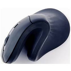 Gembird MUSW-ERGO-03 optická ergonomická myš, přenos Bluetooth®, 6 tlačítko, 800 dpi, 1200 dpi, 1600 dpi, černá