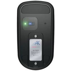 CHERRY Active KEY MMS AK-PMH3 Wireless infračervený myš, přenos kabelový, 3 tlačítko, 1000 dpi, černá