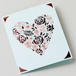 Cricut Insert Cards Sensei S40 sada karet Tulipán modrý, pudr