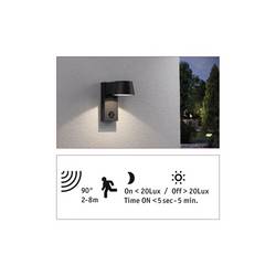 Paulmann Capea 94453 venkovní nástěnné LED osvětlení s PIR detektorem LED 6 W šedá