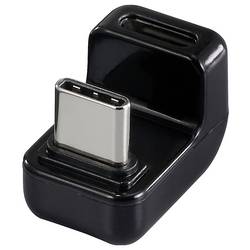 Renkforce USB3® adaptér [1x USB-C® zástrčka - 1x USB-C® zásuvka] USB4® U-Type Charging Adapter, 8K, 140W, 40 Gbps LED displej s nabíjením (napětí/proud/výkon),