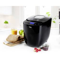 DOMO B3973 domácí pekárna, funkce časovače, s displejem, 1000 g, černá, B3973