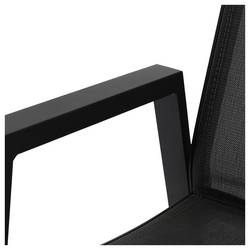 Siena Garden Savona High Back M90919 zahradní židle hliník antracit (matný), černá, stříbrná