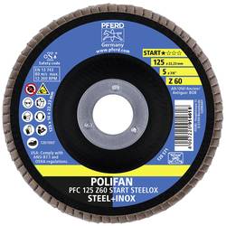 PFERD TOOLS 69300935 PFC 125 Z 60 START STEELOX vějířovitý brusný kotouč Průměr 125 mm Ø otvoru 22.23 mm Zrnitost 60 10 ks
