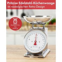 Profi Cook PC-KW 1247 kuchyňská váha analogový s odměrnou mísou Max. váživost=5 kg nerezová ocel 260 x 206 x 255