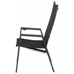 Siena Garden Savona L18212 zahradní židle hliník antracit (matný), černá, stříbrná