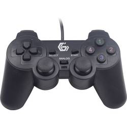 Gembird JPD-UDV-01 gamepad PC černá