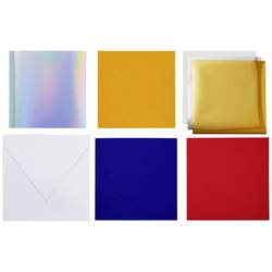 Cricut Insert Cards FOIL Celebration S40 sada karet červená, modrá