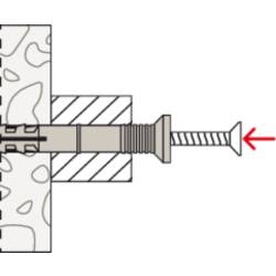 Fischer 045476 N 5 x 30/5 S K NV hřebíková hmoždinka 30 mm 5 mm 1 sada