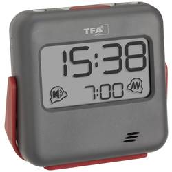 TFA Dostmann 60.2031.10 Quartz budík šedá časů buzení 1