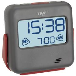 TFA Dostmann 60.2031.10 Quartz budík šedá časů buzení 1