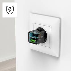 Hama USB nabíječka, USB Power Delivery (USB-PD) , 1x USB-C®, 20.00 W, Dodávka energie, černá
