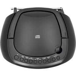 TechniSat DIGITRADIO 1990 0000/3952 rádio s CD, DAB+, FM, AUX, Bluetooth, CD, USB, s USB nabíječkou, funkce alarmu, černá