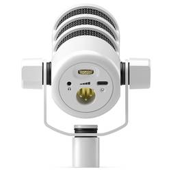 na stojanu USB mikrofon Rode PodMic USB White Druh přenosu:kabelový